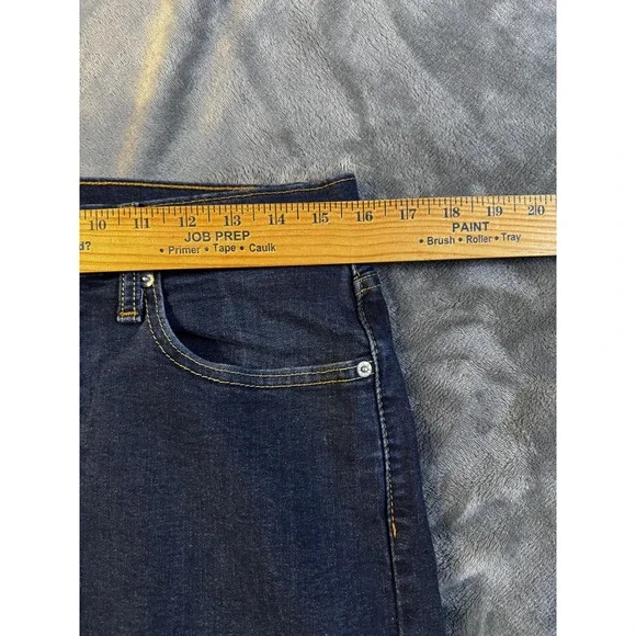 Levi's 512 Jeans Mens 32x30 (32x28) Dark Wash Slim Taper Stretch Zip 5 Pocket - Picture 11 of 15